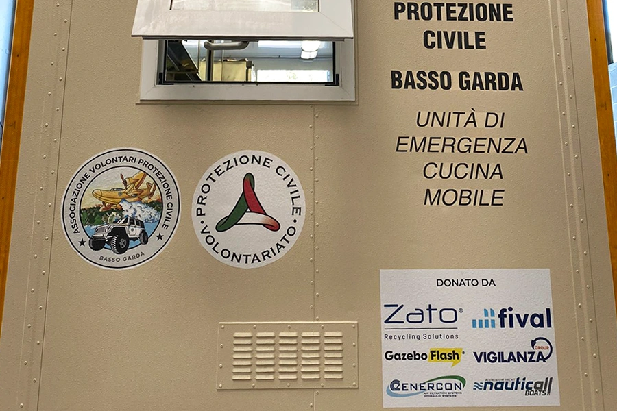zato protezione civile basso garda cucina mobile